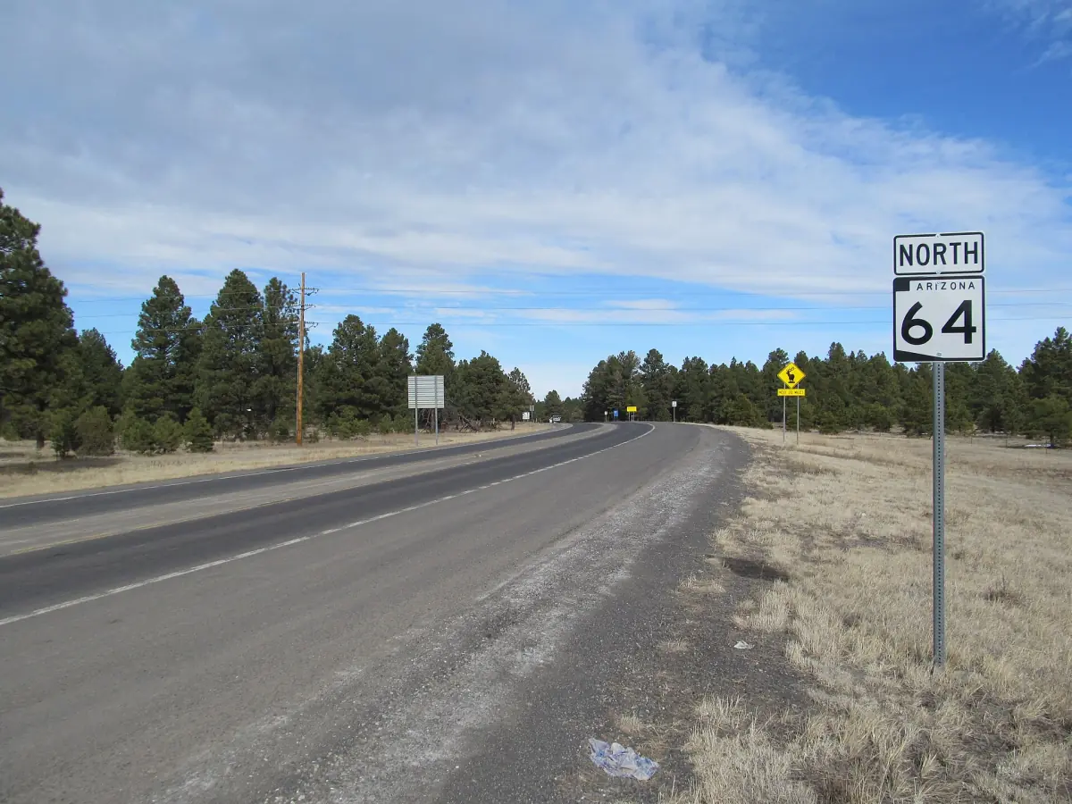 Arizona 64 northbound from Williams