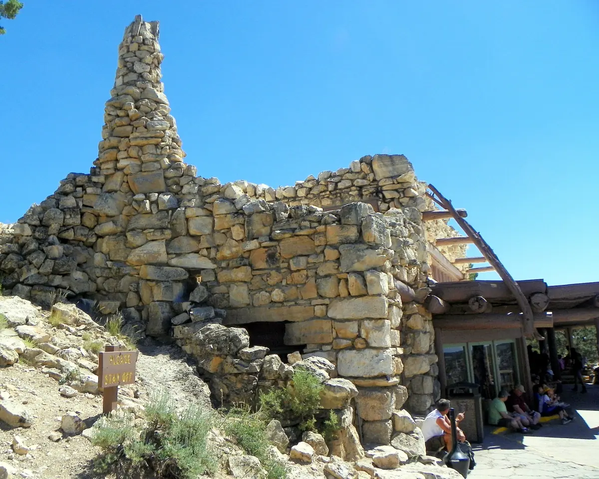 The stone building at Hermits Rest