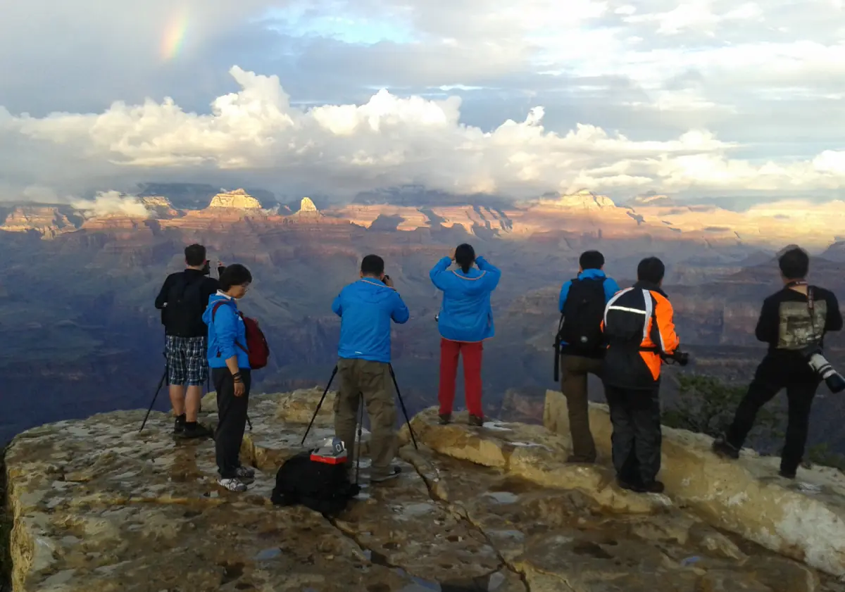 Photographers at Hopi Point